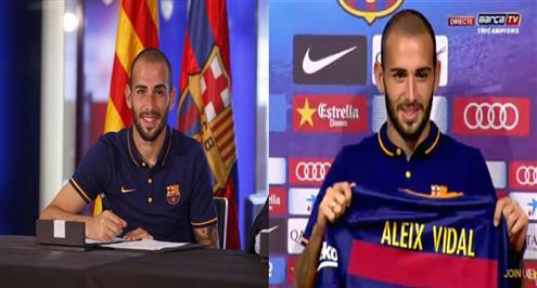 أليكس فيدال: لم أكن أتدرب جيدا لأنني لم أكن أشارك مع برشلونة